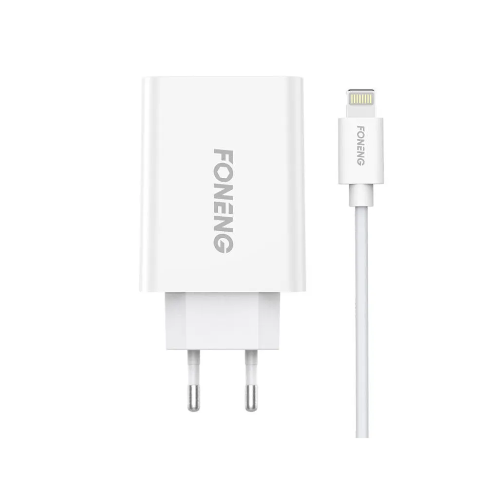 Carregador Fast Charger com cabo USB - Lightning Carregador Fast Charger com cabo USB - Lightning