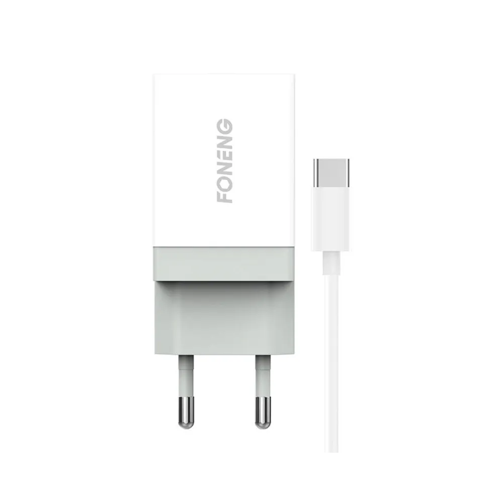 Carregador Fast Charge com cabo USB - USB-C
