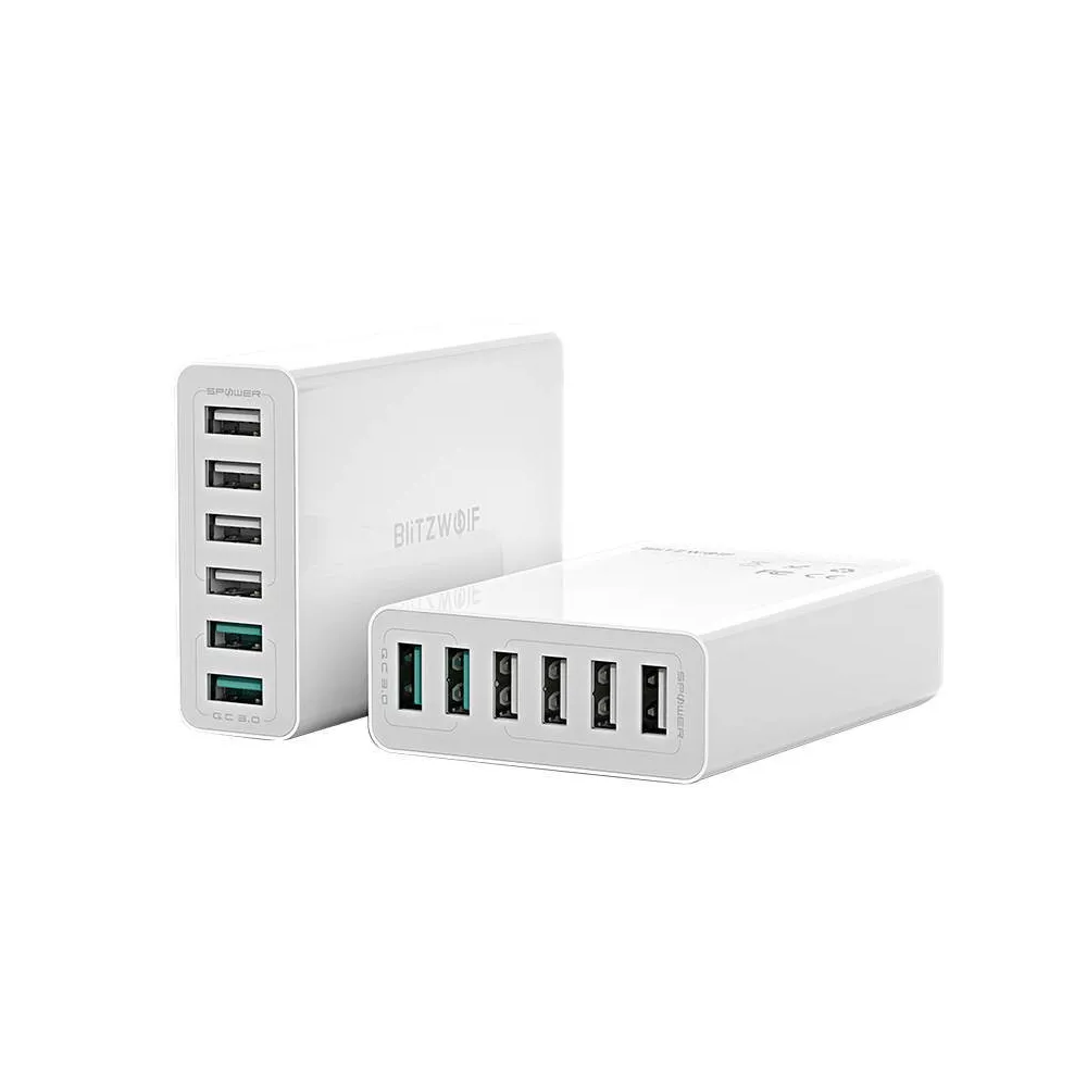 Carregador Fast Charge com 6 Portas Carregador Fast Charge com 6 Portas