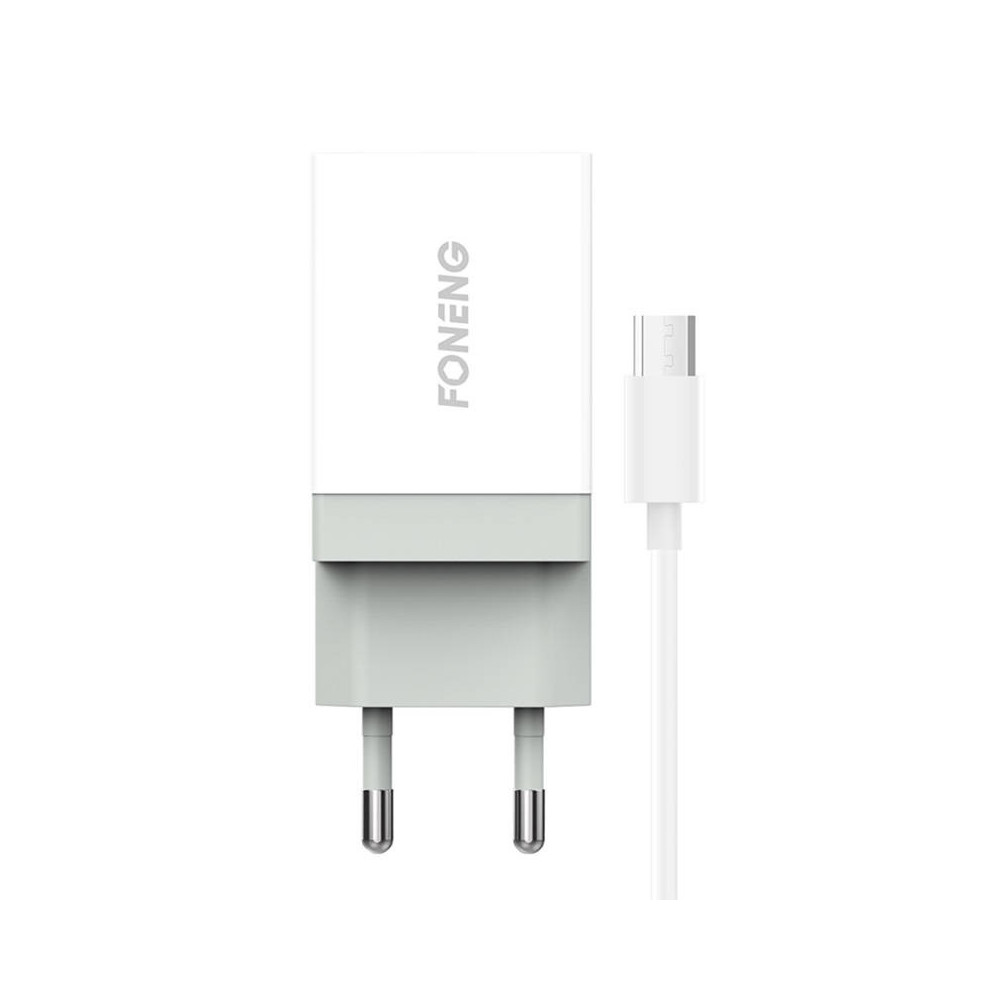 Carregador Fast Charger com cabo USB - Micro-USB
