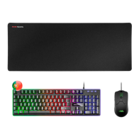 Conjunto Teclado + Rato + Tapete Mars Gaming