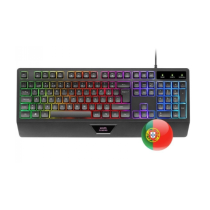 Conjunto Teclado + Rato + Tapete Mars Gaming MCP124