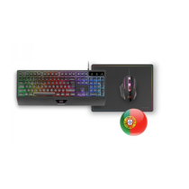 Conjunto Teclado + Rato + Tapete Mars Gaming MCP124