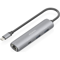 HUB USB-C para USB-A/USB-C/Rede