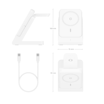 Suporte de Carregamento + PowerBank Aisens Wireless 4-em-1