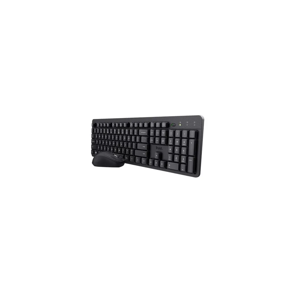 Conjunto Teclado + Rato Trust (Sem Fios)